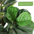 thumbnail image 2 of 6FT Faux Fiddle Leaf Fig Tree with Pot, Faux Trees with Artificial Plants 74 Fiddle Leaves Greenery for Home Office, 2 of 7