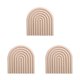 thumbnail image 1 of Yuarrent Posavasos aislantes en forma de arcoíris, alfombrillas para botellas, reutilizables, resistentes al calor, gruesos, antiescaldado, accesorios de Type3 NO3 Yuarrent CBP163340, 1 of 6