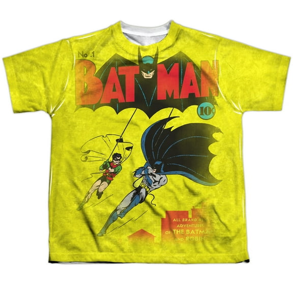 Dc - Batman Number One - Youth Short Sleeve Shirt - X-Large