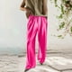 thumbnail image 1 of WILLBEST Pantalones Casuales de Mujer, Cintura Alta, Corte Holgado, Cómodos, Pierna Recta y Suelta, Ideales para Todas Las Estaciones, Atuendo Elegante para Uso Diario. Extra Grande, 1 of 8
