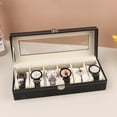 thumbnail image 4 of Fwttom Leather Watch Box Watch Storage Box Watch Display Box Detachable Watch Case Watch Jewelry and Bracelet Integrated Box, 4 of 6