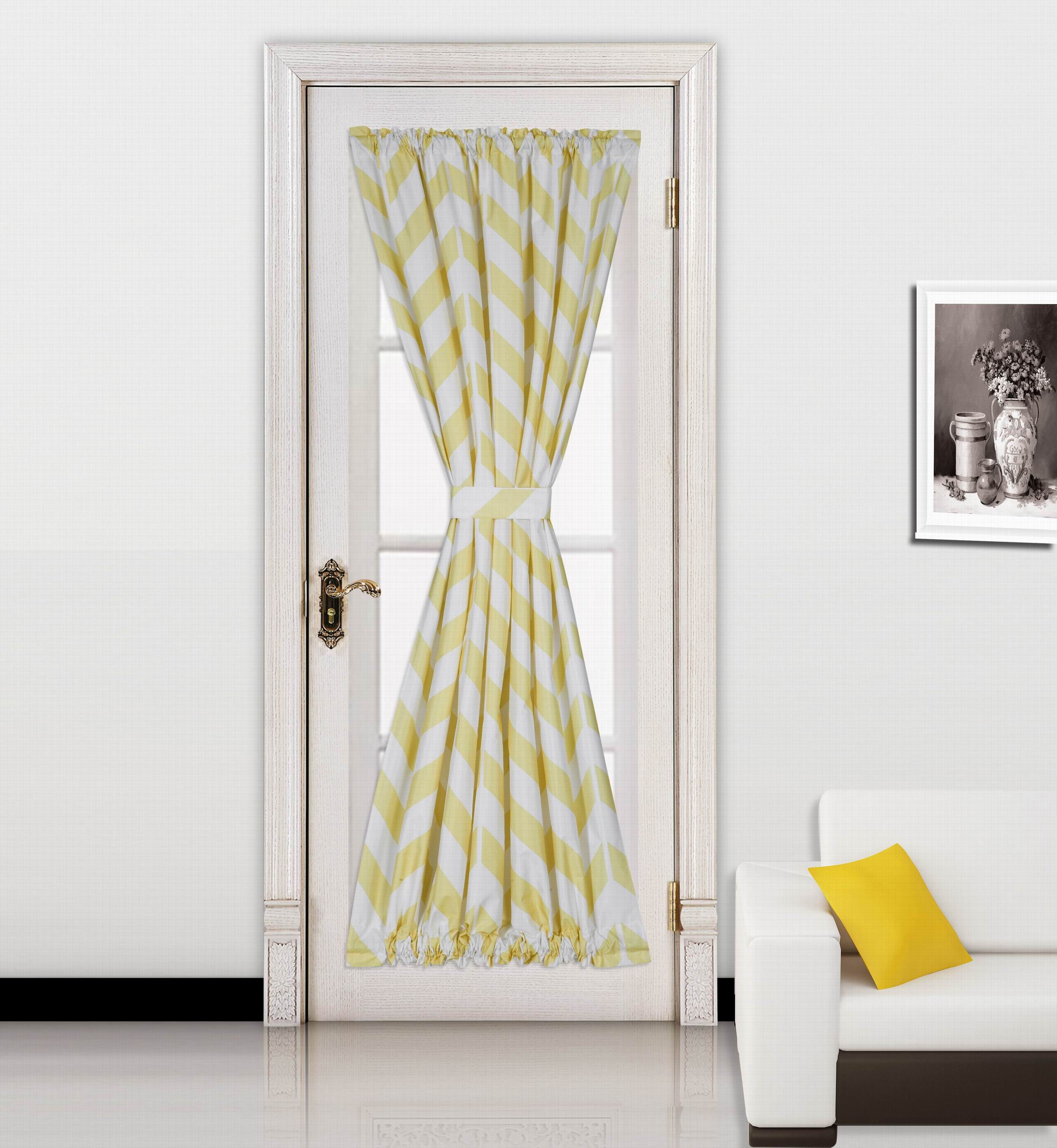INSULATED FOAM LINED THERMAL BLACKOUT GROMMET WINDOW CURTAIN PANEL  1PC YELLOW 