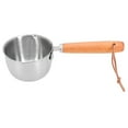 thumbnail image 3 of Mosiee Casserole Multifonctionnelle en Acier Inoxydable Petite Casserole Chauffe-Beurre Fond Plat, 3 of 9