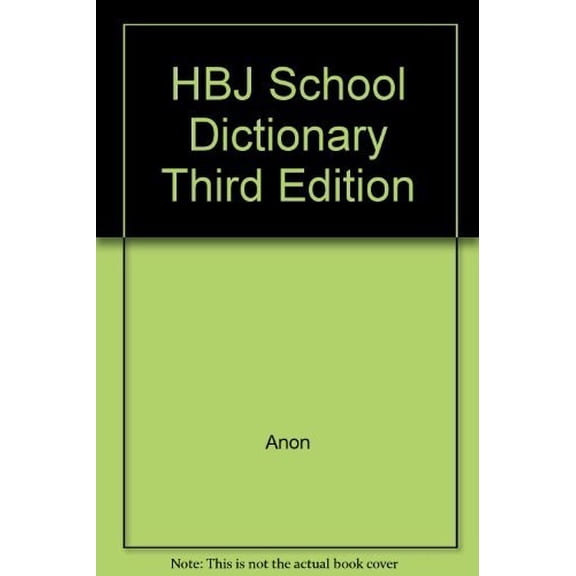Pre-Owned HBJ School Dictionary