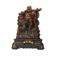 thumbnail image 3 of Buddha Sculpture, Laughing Buddha Figurine Artwork Ornament Feng Shui Chinese Buddha Statue, Sitting Buddha Statue for Garden Outdoor Car Home Style A, 3 of 8