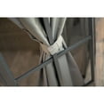 thumbnail image 3 of Sojag Savino 12 x 14 x 7 ft Grey Curtains For Savino Gazebo, Polyester, Outdoor Shades, 3 of 6