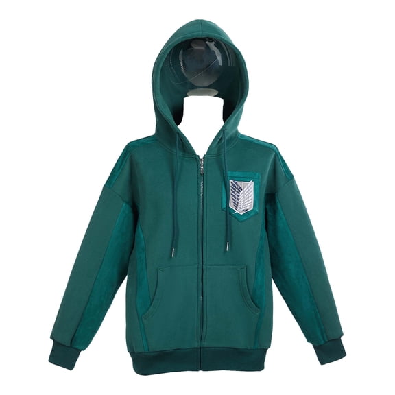 [Officially Licensed] Attack on Titan Hoodie Long Sleeved Casual Fall Sweatshirt Sweatshirt