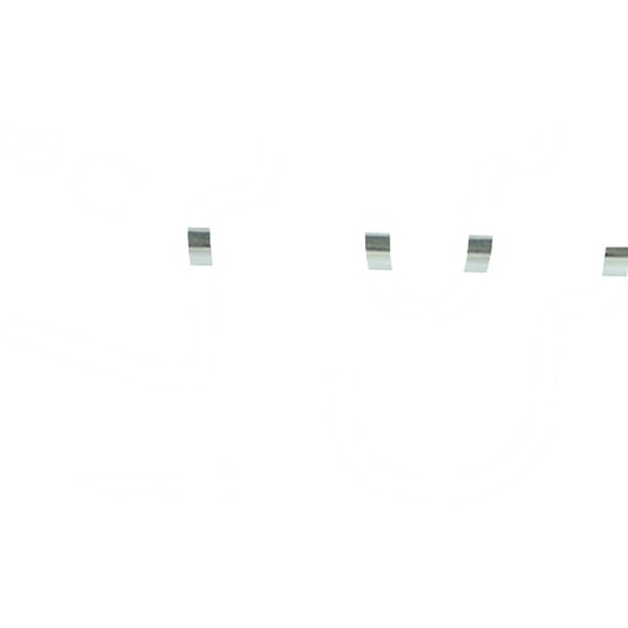 Crawford Silver Steel 8 in. Peg Hooks 2 pk