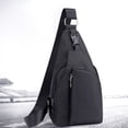 thumbnail image 5 of WIZUTIZ Crossbody Bag For Men, Messenger Bag Shoulder Bag With Zipper, Crossbody Phone Bag For Work, Travel Womens Messenger Bags Womens Crossbody Bags Medium Solid Bags Water Resistant Black, 5 of 5