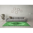 thumbnail image 3 of Ahgly Company Indoor Round Persian Emerald Green Traditional Area Rugs, 6' Round, 3 of 4