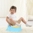 thumbnail image 2 of Precioso asiento de inodoro de plástico para entrenamiento con orinal para niños pequeños con cuenco extraíble para una fácil limpieza (azul), 2 of 4