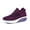 Purple, variant on Women Shoes Walking Lightweight Air Cushion Fly Woven Sock Shoes Athletic Women Sneakers