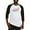Black/White, variant on CafePress - Power Rangers Hero Poses - Cotton Baseball Jersey, 3/4 Raglan Sleeve Shirt