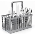 thumbnail image 1 of Tbest Universal Dishwasher Cutlery Basket, 7 Compartments, Grey, Modern Style, 1 of 8