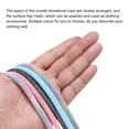 thumbnail image 4 of 6mm x 120cm Rhinestone Tube Rope Bling Crystal String for DIY Sweaters White Mesh Light Blue Sequins, 4 of 6