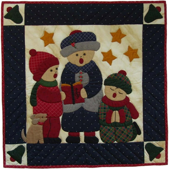 Carolers Wallhanging Quilt Kit-22"X22"