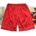 thumbnail image 5 of Men's Silk Casual Sleep Shorts Homewear, 5 of 5