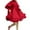 Red, variant on Elegant Women's Japanese Dress Long Sleeve Court Gown Anime Flowy Skirt Formal Party Attire