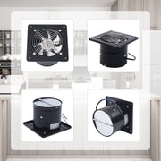 8 inch Portable Exhaust Fan 40W Wall Mounted Vent Fan Ventilating Fan Blower for Garage Shops Kitchen Bathroom Ceiling Attic Household Window Basement 380CMF