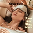 thumbnail image 4 of Winssy™ 100% Natural Silk Sleep Mask Blindfold,Adjustable Super-Smooth Soft Eye Mask for Sleep with Bag,Silver Color, 4 of 7
