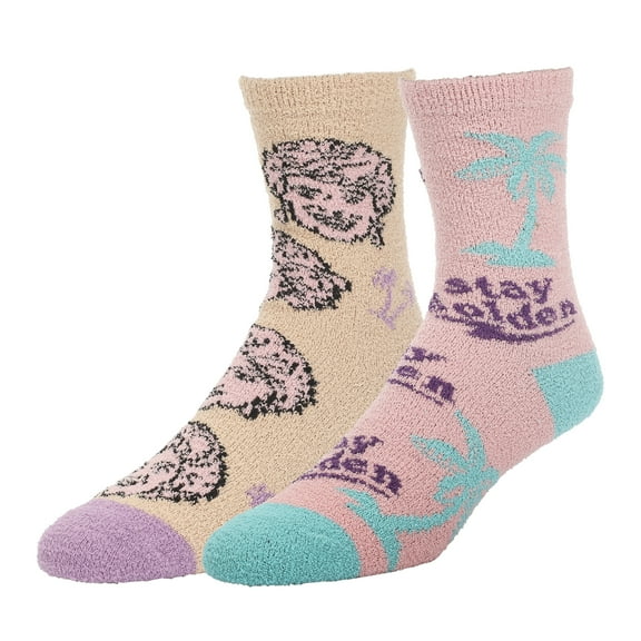 Golden Girls Stay Golden Womens Chenille Cozy Crew Socks