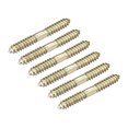 thumbnail image 1 of 10x40mm Suspensión Pernos, 6uds Doble Extremo Autoperforantes Rosca Madera a Madera Pasador Tornillos para Madera Conexión, 1 of 5