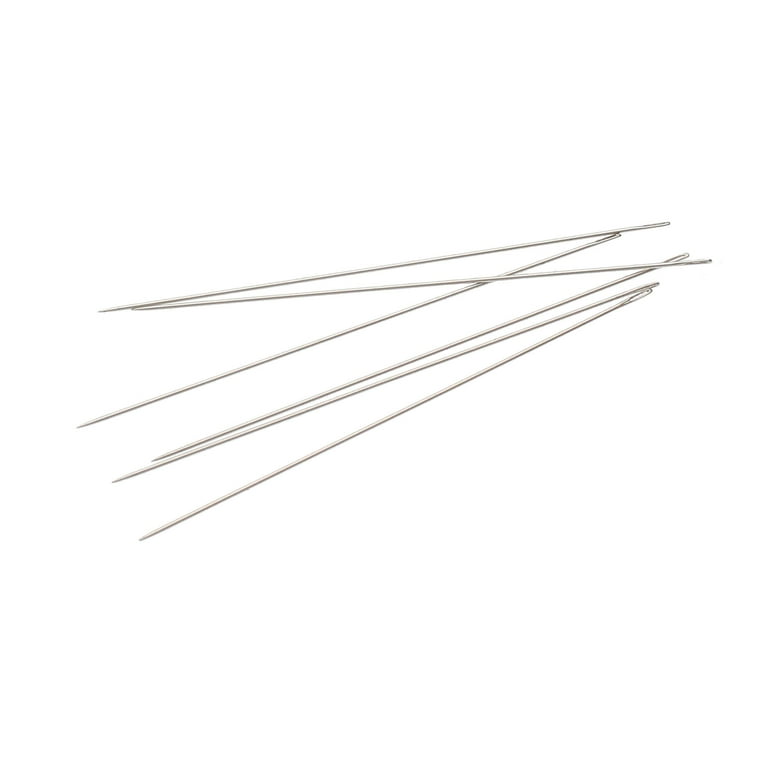 Pony Beading Needles, Size 11, Pack of 6, 4.5 Inches, Made in India, Use  for Loom Weaving Beadwork, Off-Loom Stitching and Jewelry Making with Seed