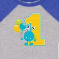 thumbnail image 4 of Inktastic First Birthday Monster Boys or Girls Baby Bodysuit, 4 of 5