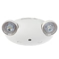 thumbnail image 4 of Ciata Lighting Luz de pared de emergencia de cabeza redonda con batería de respaldo 120-277 V Iluminación de emergencia ajustable de dos cabezales comercial para el hogar en acabado blanco - Paquete d, 4 of 5