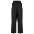 thumbnail image 4 of High Waist Dress Pants for Women Straight Leg Flare Slack Pant Stretchy Business Casual Work Office Trousers, 4 of 8