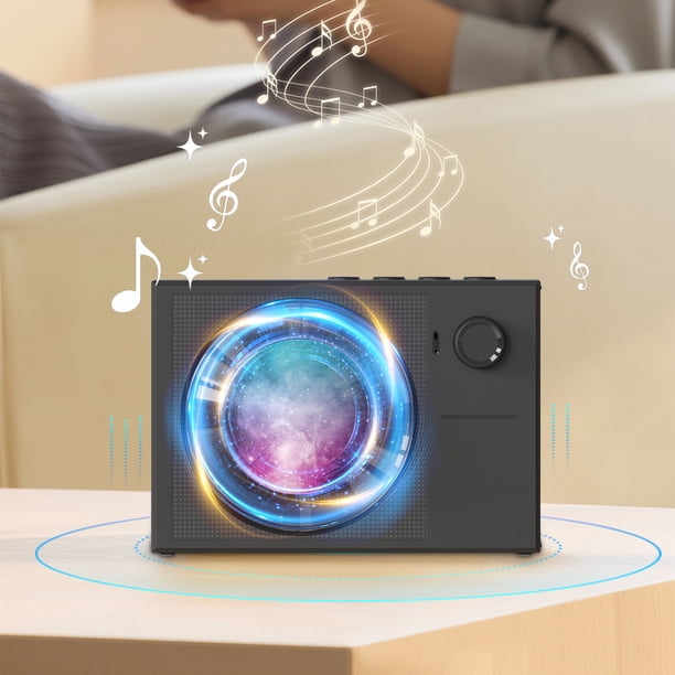 Altavoz Bluetooth de aromaterapia | Audio inalámbrico portátil con temática de planetas | Color del cielo de ensueño | Sonido envolvente de 360° | Luz ambiental | Batería larga | Regalo para el
