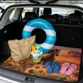 thumbnail image 2 of HUISEFOR Sunflower Horse Car Trunk Mat 29" x 39" Non-Slip Anti-Scratch Cargo Mat Rear Trunk Liner Full Protection Easy To Clean Universal Fit for Most Cars SUV, 2 of 7