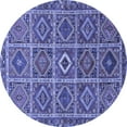 thumbnail image 1 of Ahgly Company Indoor Round Persian Blue Traditional Area Rugs, 8' Round, 1 of 4