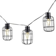 Everlasting Glow 6 ft. Solar Cube Cage Patio String Lights