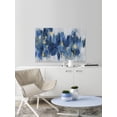 thumbnail image 5 of Marmont Hill Blue Floral Canvas Wall Art, 5 of 7