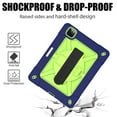 thumbnail image 7 of SOATUTO for iPad Pro 11 Tablet Case with Pencil Holder Support Pencil Charging Pairing Hand / Shoulder Strap Kickstand Heavy Duty Shockproof Case for iPad Pro 11 inch 2022 2020 2018 - Navy+Green, 7 of 7
