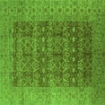 thumbnail image 1 of Ahgly Company Indoor Square Oriental Green Industrial Area Rugs, 8' Square, 1 of 4