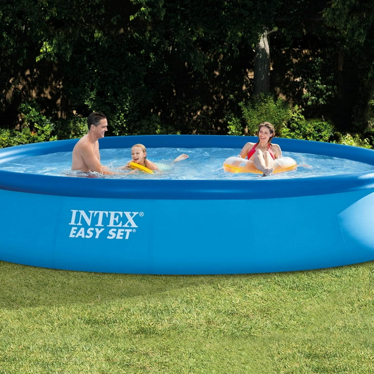 Intex 15ft x 33in Easy Set Round Above Ground Pool with Filter