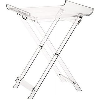 Acrylic tv tray sale tables