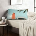thumbnail image 6 of Xecao Vintage Surf Van Beach for Decorative Throw Pillow Case for Couch,Sofa or Bed Set,Pillow Cover for Sofa Home Decor Ideal Gift(Pillow core not included)-14"x20", 6 of 6