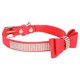 thumbnail image 3 of Collar De Perro Con Diamantes De Imitación, Collar De Gato Suave Ajustable Para Perros De Tamaño Mediano Para Perros De Tamaño Grande Para Gatitos Amonsee Rojo M 42x2.0cm, 3 of 8