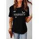 thumbnail image 3 of ABPHQTO Camiseta negra de manga corta con estampado gráfico MUMMY Halloween para mujer, 3 of 5