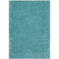 thumbnail image 4 of SAFAVIEH Polar Abbot Solid Shag Area Rug, Light Turquoise, 4' x 6', 4 of 9