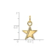 thumbnail image 2 of Gem & Harmony 14K Yellow Gold Star Charm Pendant with Accent Diamonds (No CHAIN) for Women, 2 of 5