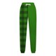 thumbnail image 5 of Puntoco Pantalones De Chándal Con Cordón Estampado A Cuadros No Posicionados De Moda Para Mujer Verde M, 5 of 5