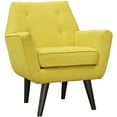 thumbnail image 6 of Modway Posit Upholstered Fabric Armchair in Sunny, 6 of 6