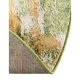 thumbnail image 7 of Unique Loom Haerfest Collection Area Rug - Sumatra (2' 2" x 3' 1" Oval Green/Ivory), 7 of 7