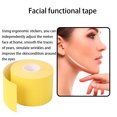 thumbnail image 1 of Cinta de kinesiología de 5 cm x 5 m cinta deportiva portátil para el cuidado de la cara para hombres y mujeres herramienta de belleza, 1 of 8