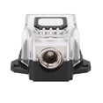 thumbnail image 1 of Fuse Holder, Zinc Alloy Nickel Plating Noise Reduction Splitter Impact  Power Distribution Block  for Automobiles Boats, 1 of 8