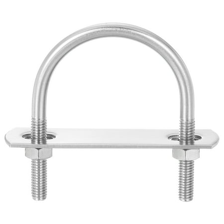 

Round U-Bolts 6 Sets 48mm(1.89 ) Inner Width 68mm Length M6 304 Stainless Steel U Clamp Bolt with Nuts and Plates